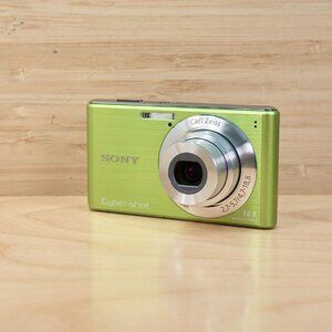 Sony Cyber Shot DSC-W530 Digital Camera Lime Green 14.1MP 4x Optical Zoom